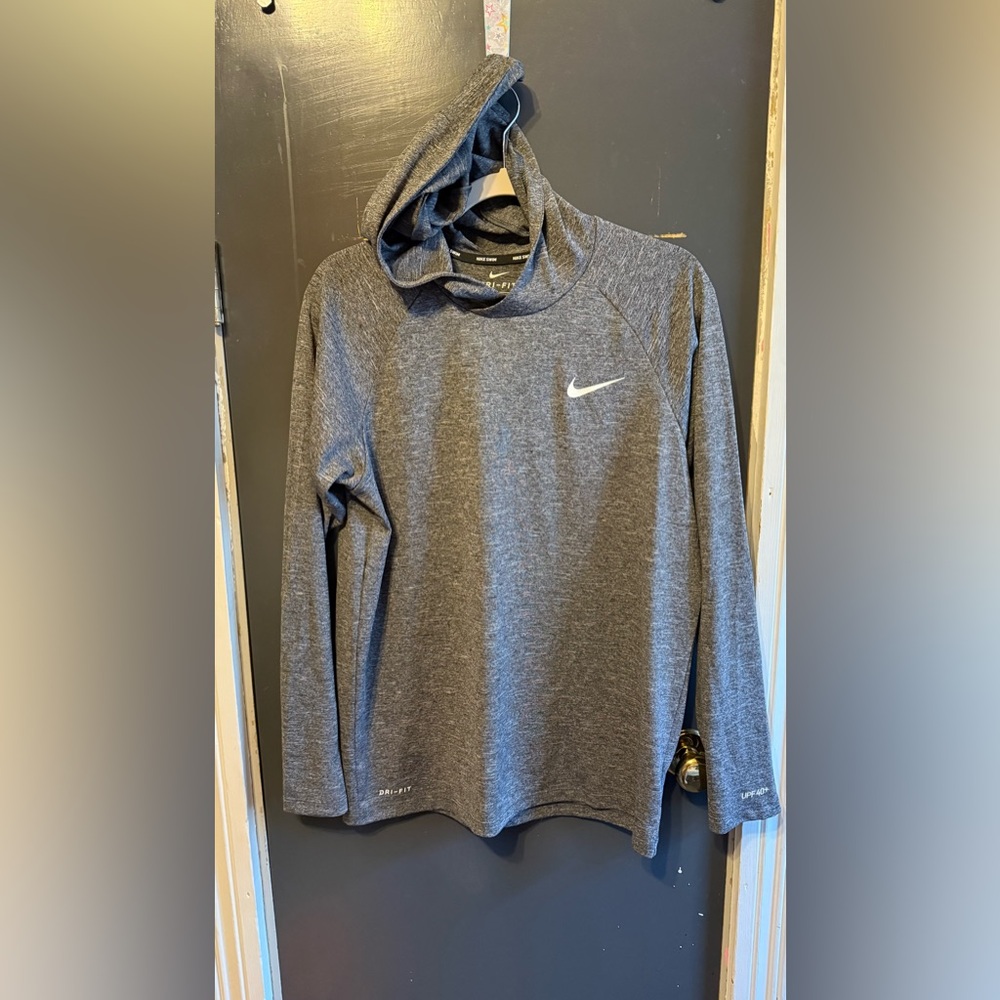 Nike Heather Gray Dri-FIT Hoodie